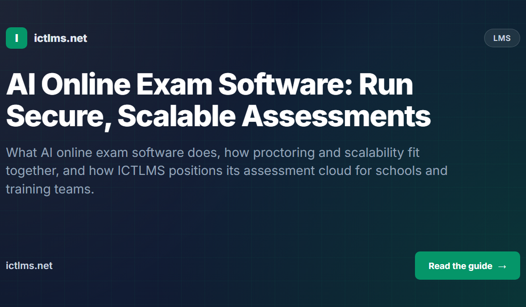 AI Online Exam Software: Run Secure, Scalable Assessments