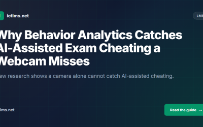 Why Behavior Analytics Catches AI-Assisted Exam Cheating a Webcam Misses