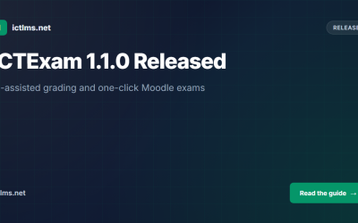 ICTExam 1.1.0 Released: AI-Assisted Grading and One-Click Moodle Exams