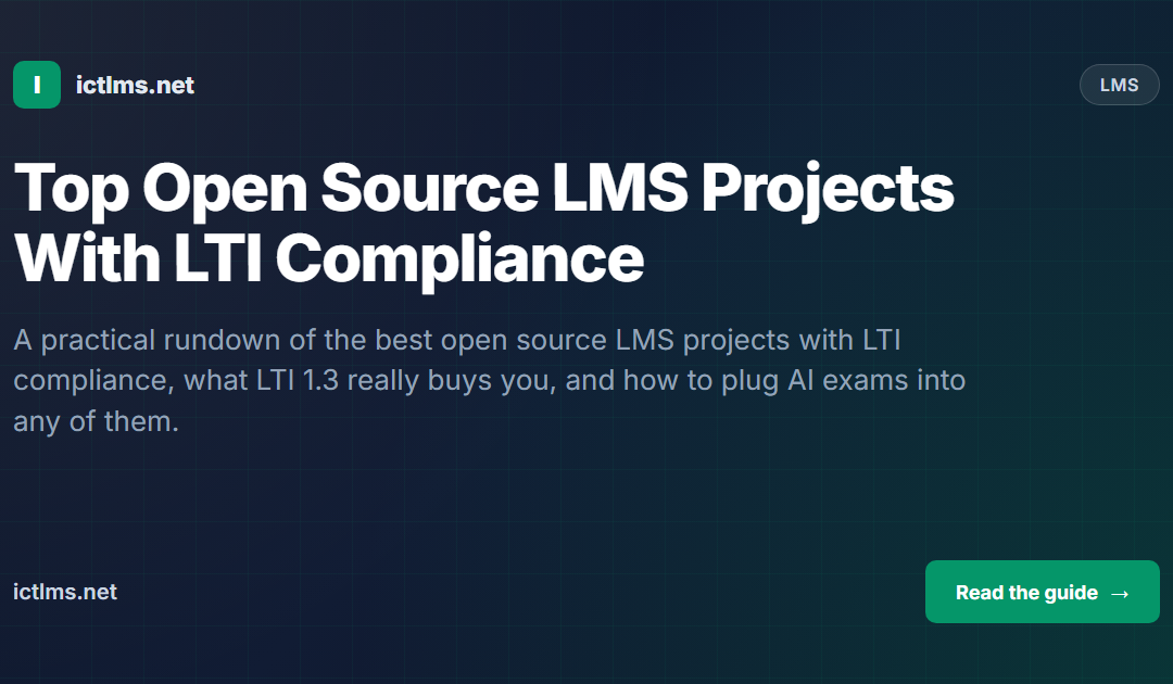 Top Open Source LMS Projects With LTI Compliance